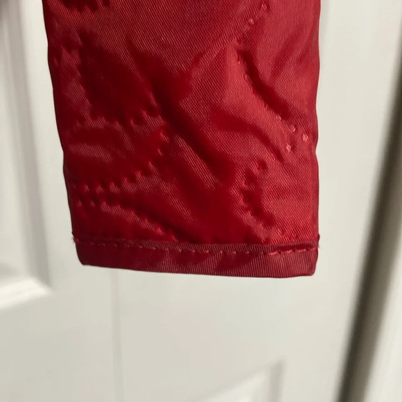 JG Hook Jacket Quilted Women Red Lightweight Lined Coat jacket size LARGE - Picture 10 of 15